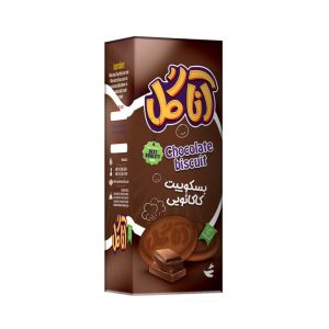 بیسکویت گیاهک گندم با طعم کاکائو